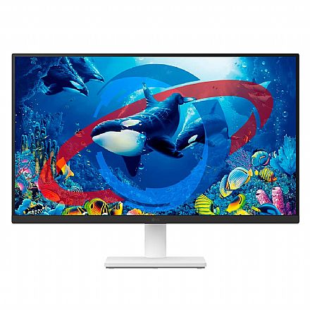 Monitor 27" LG UltraFine 27US500-W - 4K Ultra HD - Painel IPS - HDR10 - DCI-P3 90% - HDMI
