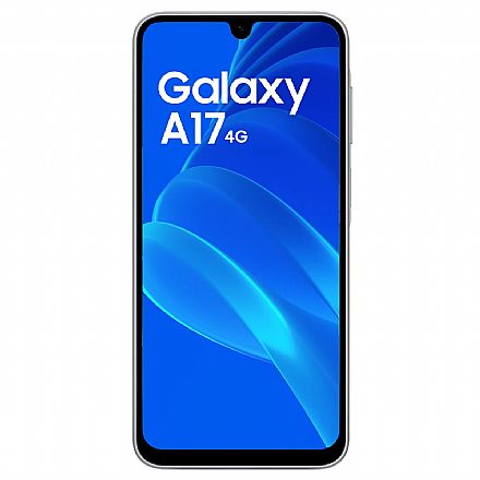 Smartphone Samsung Galaxy A17 4G - Tela 6.7" Super AMOLED FHD+, 256GB, Dual Chip, Câmera Tripla 50MP + Selfie 13MP - Cinza - SM-A175F/DS