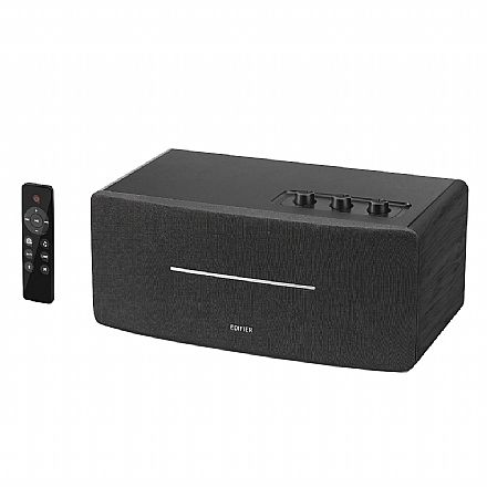 Caixa de Som Edifier D12 - 70W RMS - Bluetooth - Entrada RCA e Auxiliar - Controle Remoto - Preto