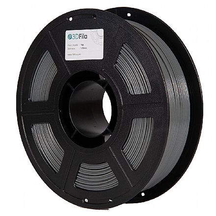 Filamento Para Impressora 3D - TPU Flex 95A Cinza - 1Kg - 1,75mm - 3D Fila