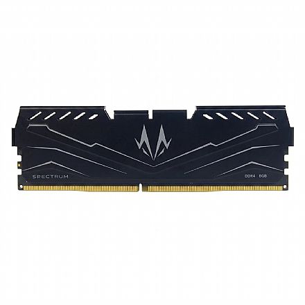 Memória 8GB DDR4 3200MHz Spectrum Blitz S - CL22 - com Dissipador - Preto - ST-RM-BS8G32C22BD4