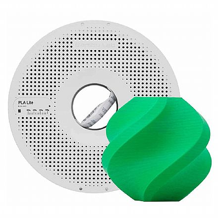 Filamento Para Impressora 3D - PLA LITE Verde - 1Kg - 1,75mm - Bambu Lab A18-G1-1.75-1000-SPL