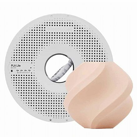 Filamento Para Impressora 3D - PLA LITE Bege Matte - 1Kg - 1,75mm - Bambu Lab A18-P0-1.75-1000-SPL