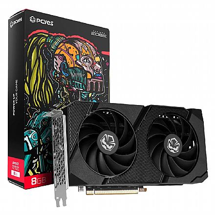Placa de Vídeo AMD Radeon RX 7600 8GB GDDR6 128bits - Projeto Edge - PCYES PVR760008GBPEDFV02