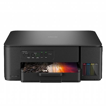 Multifuncional Brother Tanque de Tinta InkBenefit DCP-T430W - Colorida - USB, Wi-Fi - Imprime via Celular - Impressora, Copiadora e Scanner - Bivolt