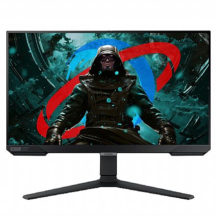 Monitor Gamer 27" Samsung Odyssey G4 - Full HD - Painel IPS - 240Hz - 1ms - HDR10 - FreeSync Premium - Regulagem de Altura e Rotação 90° Pivot - HDMI/DisplayPort - LS27BG400ELMZD