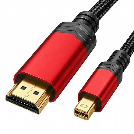 Cabo Conversor Mini DisplayPort para HDMI - 3 Metros - 1080p - MDP2HD3M-R