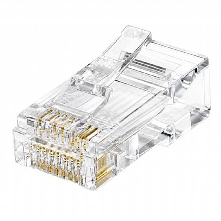 Plug Conector RJ45 Macho Cat 5e - Comtac - 50 Unidades - 35307177