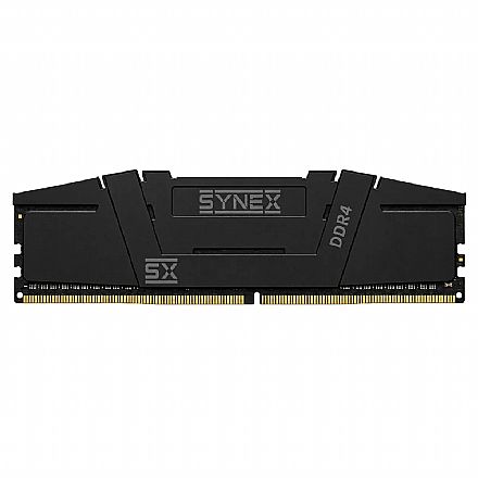 Memória 8GB DDR4 3200MHz Synex - Dissipador Preto - SX8GB-D4-3200HZ