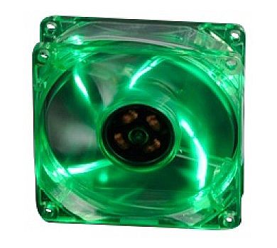 Cooler 80mm Akasa com LED Verde - AK-170CG-4GNS