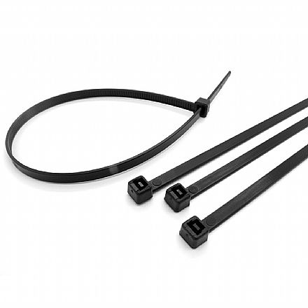 Abraçadeira Nylon 15cm para organização de cabos - pacote com 200 unidades - Fita Hellerman
