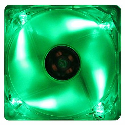 Cooler 120mm Akasa com LED Verde - AK-174CG-4GNS