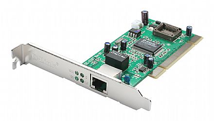 Placa de Rede PCI D-Link DGE-528T- Gigabit - Acompanha Espelho Low Profile