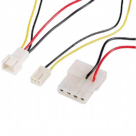 Cabo Molex para Cooler - 1 Cooler x 3 pinos - Akasa C-CABLE-AD