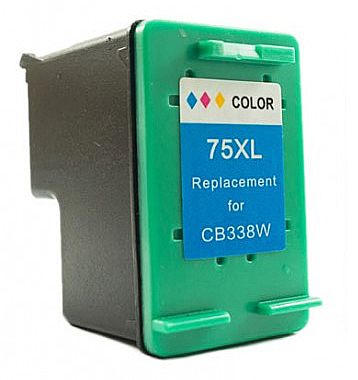 Cartucho compatível HP 75XL Colorido - CB338WL - Multilaser CO75X - Outlet